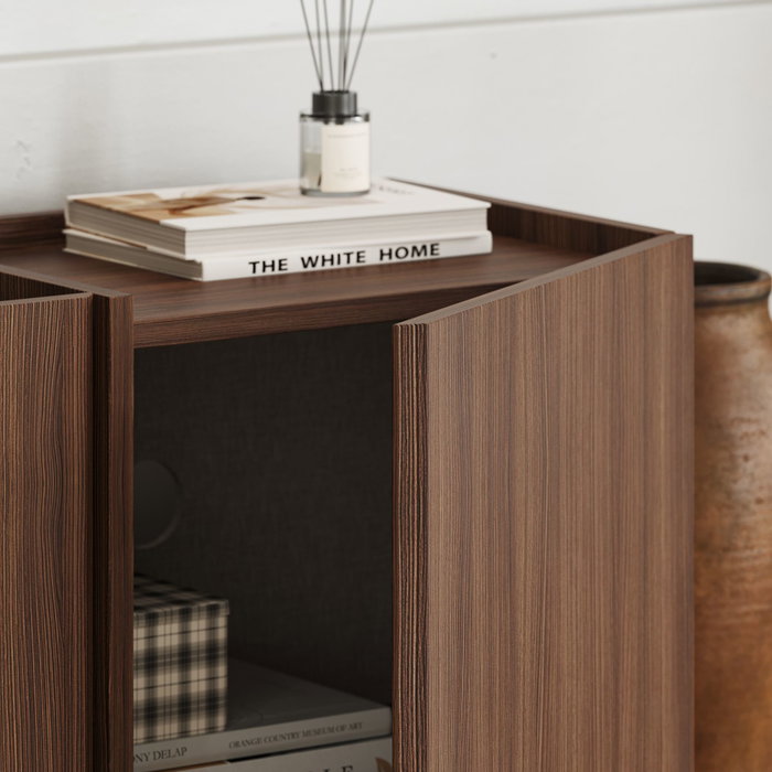 Nordure Soporte para TV Milano Walnut Nordure Soporte para TV Milano Walnut